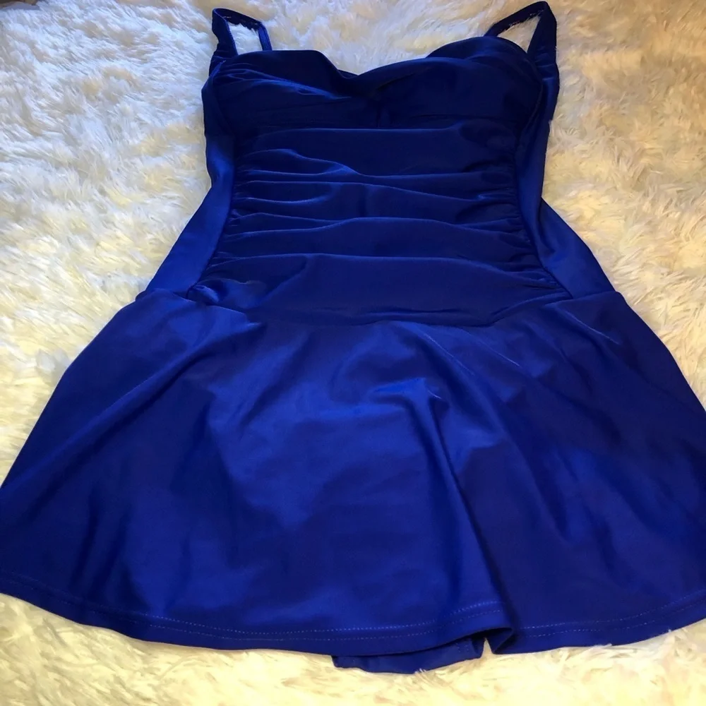 🥶🦋VENUS Sapphire Blue Swim Dress🦋🥶
